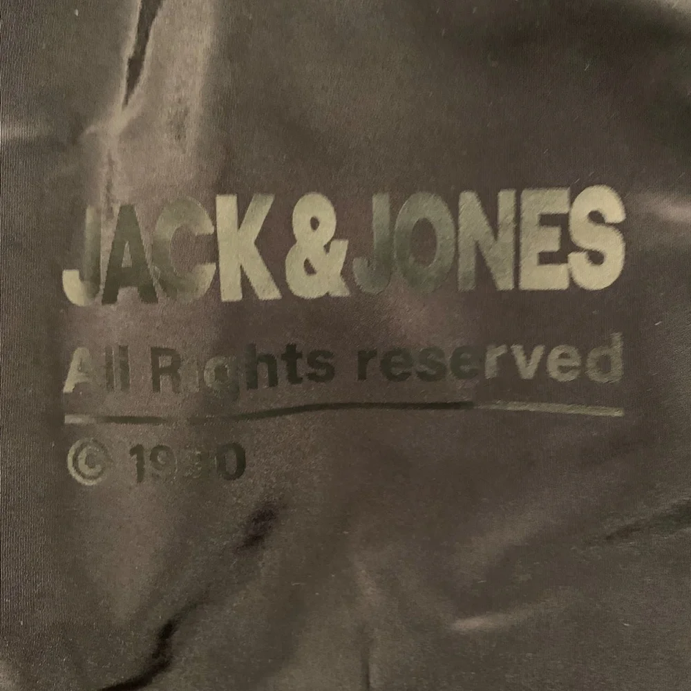 Jack & Jones Zody Tote Bag in Black NWT